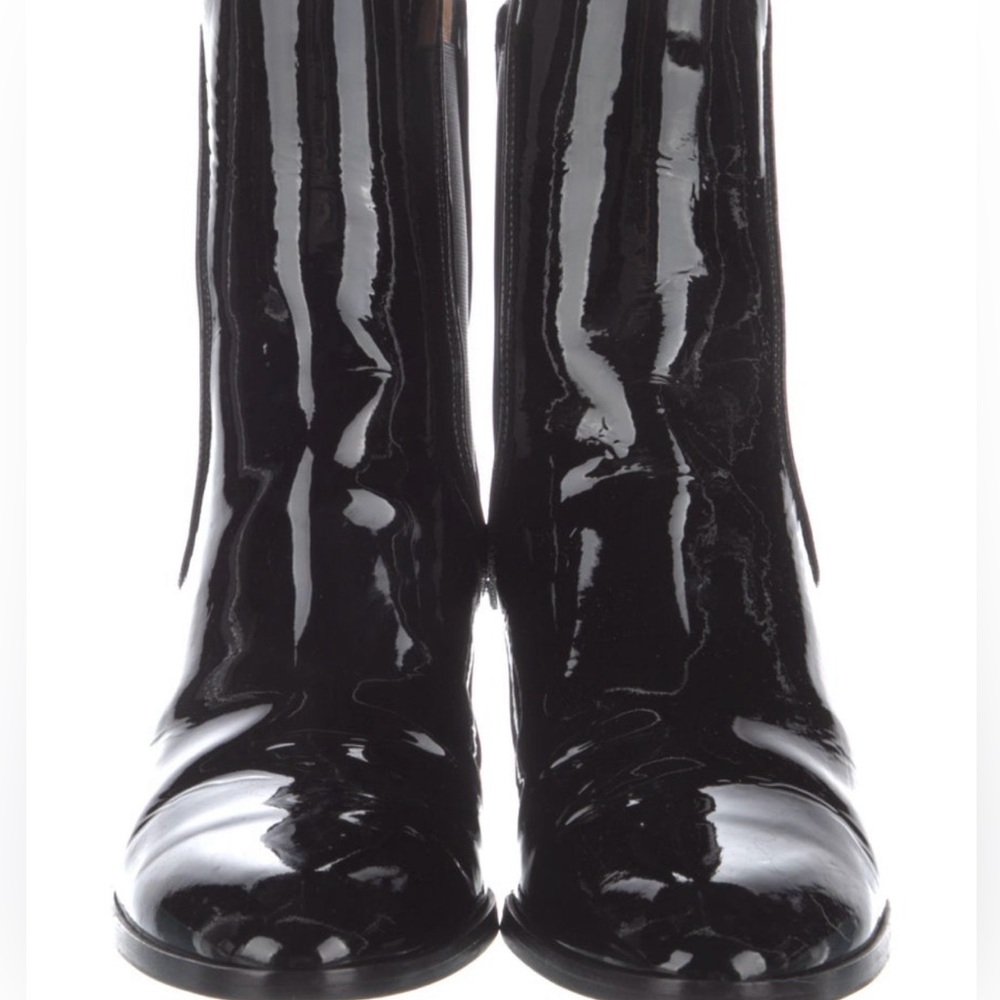 Aquazzura Black Patent Leather Chelsea Boots
Size: 6.5 includes box